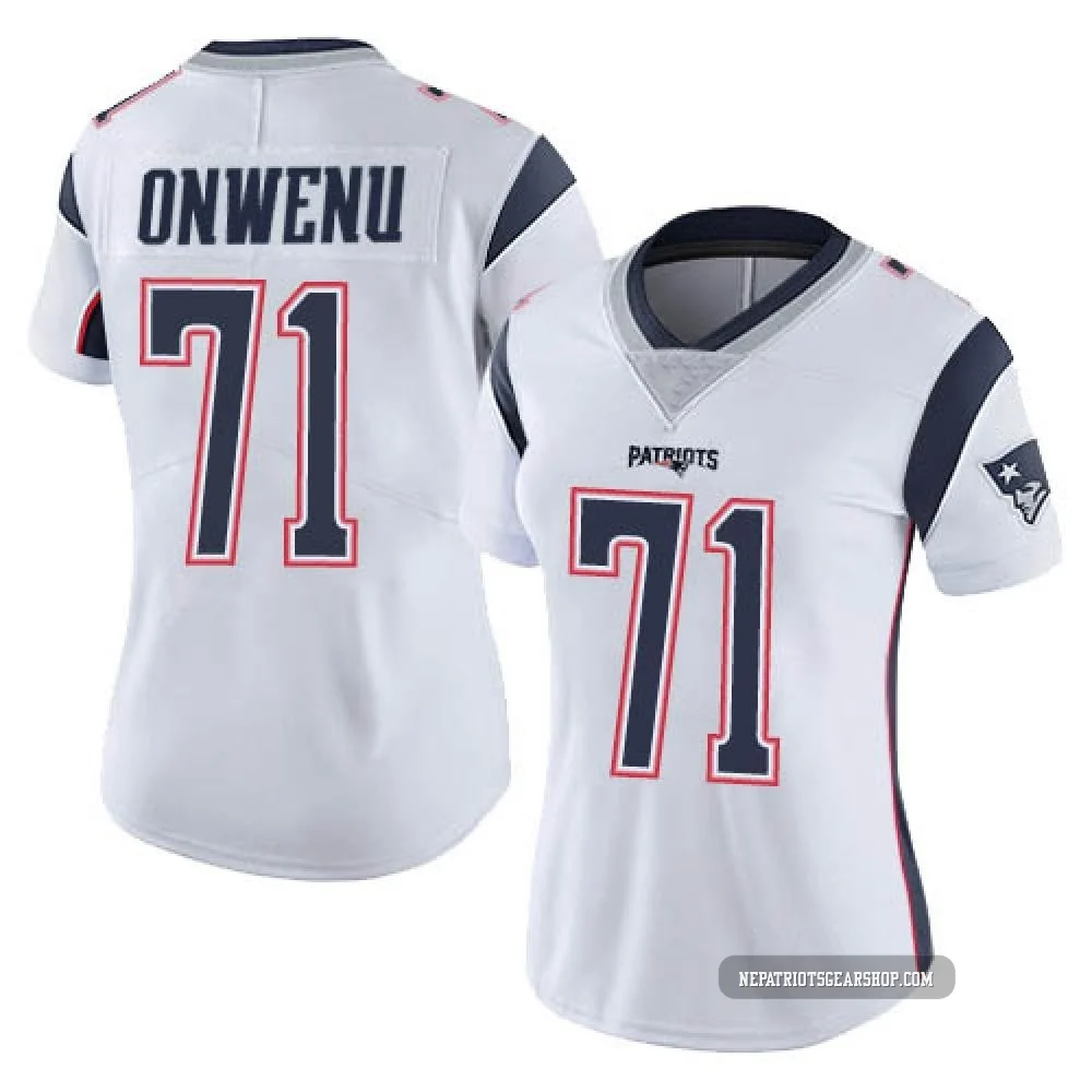 Mike Onwenu ＃71 New England Patriots Limited Vapor Untouchable Jersey - Women's White