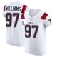 Milton Williams ＃97 New England Patriots Elite Vapor Untouchable Jersey - Men's White