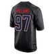 Milton Williams ＃97 New England Patriots Game Carbon Fashion Jersey - Youth Black
