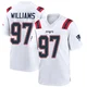 Milton Williams ＃97 New England Patriots Game Jersey - Youth White