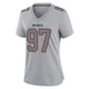 Milton Williams ＃97 New England Patriots Game Silver Atmosphere Fashion Jersey - Women's