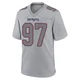 Milton Williams ＃97 New England Patriots Game Silver Atmosphere Fashion Jersey - Youth