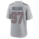 Milton Williams ＃97 New England Patriots Game Silver Atmosphere Fashion Super Bowl LX Patch Jersey - Men's