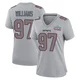 Milton Williams ＃97 New England Patriots Game Silver Atmosphere Fashion Super Bowl LX Patch Jersey - Women's