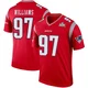 Milton Williams ＃97 New England Patriots Legend Inverted Super Bowl LX Patch Jersey - Men's Red