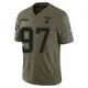 Milton Williams ＃97 New England Patriots Limited 2025 Salute to Service Jersey - Youth Olive