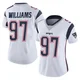 Milton Williams ＃97 New England Patriots Limited Vapor Untouchable Jersey - Women's White