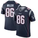 Mitchell Wilcox ＃86 New England Patriots Legend Super Bowl LX Patch Jersey - Men's Navy