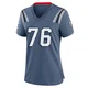 Morgan Moses ＃76 New England Patriots Game Storm 2025 Rivalries Collection Jersey - Women's Blue