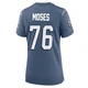 Morgan Moses ＃76 New England Patriots Game Storm 2025 Rivalries Collection Jersey - Women's Blue