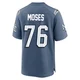 Morgan Moses ＃76 New England Patriots Game Storm 2025 Rivalries Collection Jersey - Youth Blue