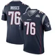 Morgan Moses ＃76 New England Patriots Legend Super Bowl LX Patch Jersey - Youth Navy