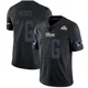 Morgan Moses ＃76 New England Patriots Limited Super Bowl LX Patch Jersey - Youth Black Impact