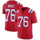 Morgan Moses ＃76 New England Patriots Limited Vapor Untouchable Alternate Jersey - Men's Red