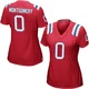 Myles Montgomery ＃0 New England Patriots Game Alternate Jersey - Women's Red