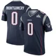 Myles Montgomery ＃0 New England Patriots Legend Super Bowl LX Patch Jersey - Men's Navy