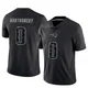 Myles Montgomery ＃0 New England Patriots Limited Reflective Jersey - Men's Black