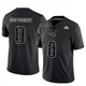 Myles Montgomery ＃0 New England Patriots Limited Reflective Super Bowl LX Patch Jersey - Youth Black