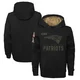 New England Patriots 2020 Salute to Service Pullover Performance Hoodie - Youth Black