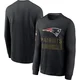 New England Patriots 2020 Salute to Service Sideline Performance Long Sleeve T-Shirt - Men's Black