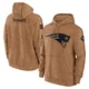 New England Patriots 2023 Salute to Service Club Pullover Hoodie - Men's Brown