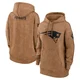 New England Patriots 2023 Salute to Service Pullover Hoodie - Women's Brown