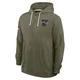 New England Patriots 2025 Salute to Service Sideline Hoodie - Men's Olive