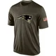 New England Patriots Salute To Service KO Performance Dri-FIT T-Shirt - Men's Olive