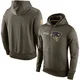 New England Patriots Salute to Service KO Performance Hoodie - Men's Olive