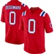 Nick DeGennaro ＃0 New England Patriots Game Alternate Jersey - Men's Red