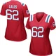Niko Lalos ＃62 New England Patriots Game Alternate Jersey - Women's Red