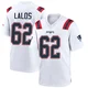 Niko Lalos ＃62 New England Patriots Game Jersey - Youth White