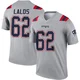 Niko Lalos ＃62 New England Patriots Legend Inverted Jersey - Youth Gray