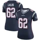 Niko Lalos ＃62 New England Patriots Legend Jersey - Women's Navy