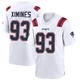 Oshane Ximines ＃93 New England Patriots Game Jersey - Youth White