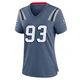 Oshane Ximines ＃93 New England Patriots Game Storm 2025 Rivalries Collection Jersey - Women's Blue