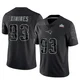 Oshane Ximines ＃93 New England Patriots Limited Reflective Super Bowl LX Patch Jersey - Men's Black