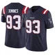 Oshane Ximines ＃93 New England Patriots Limited Vapor F.U.S.E. Jersey - Youth Navy