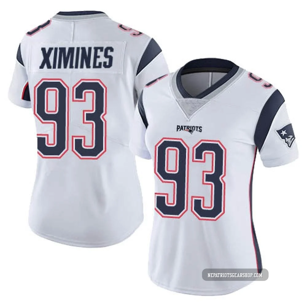 Oshane Ximines ＃93 New England Patriots Limited Vapor Untouchable Jersey - Women's White