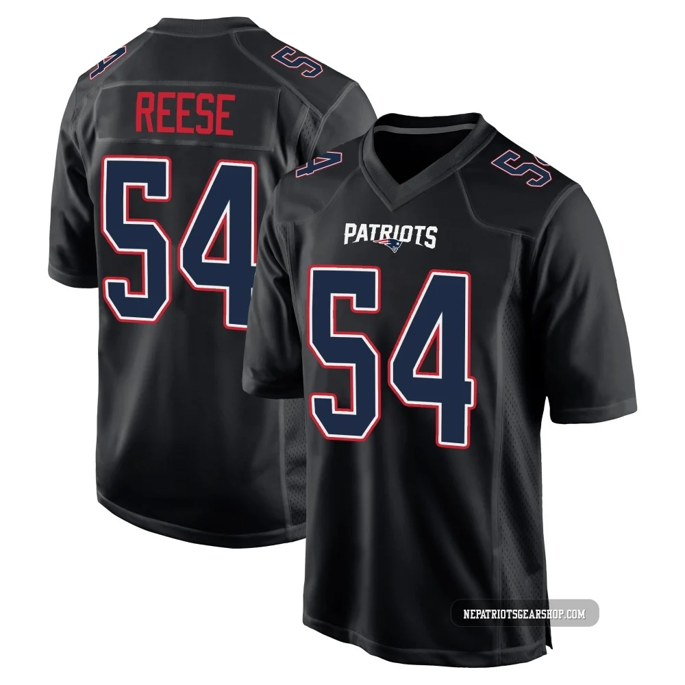 Otis Reese ＃54 New England Patriots Game Carbon Fashion Jersey - Youth Black