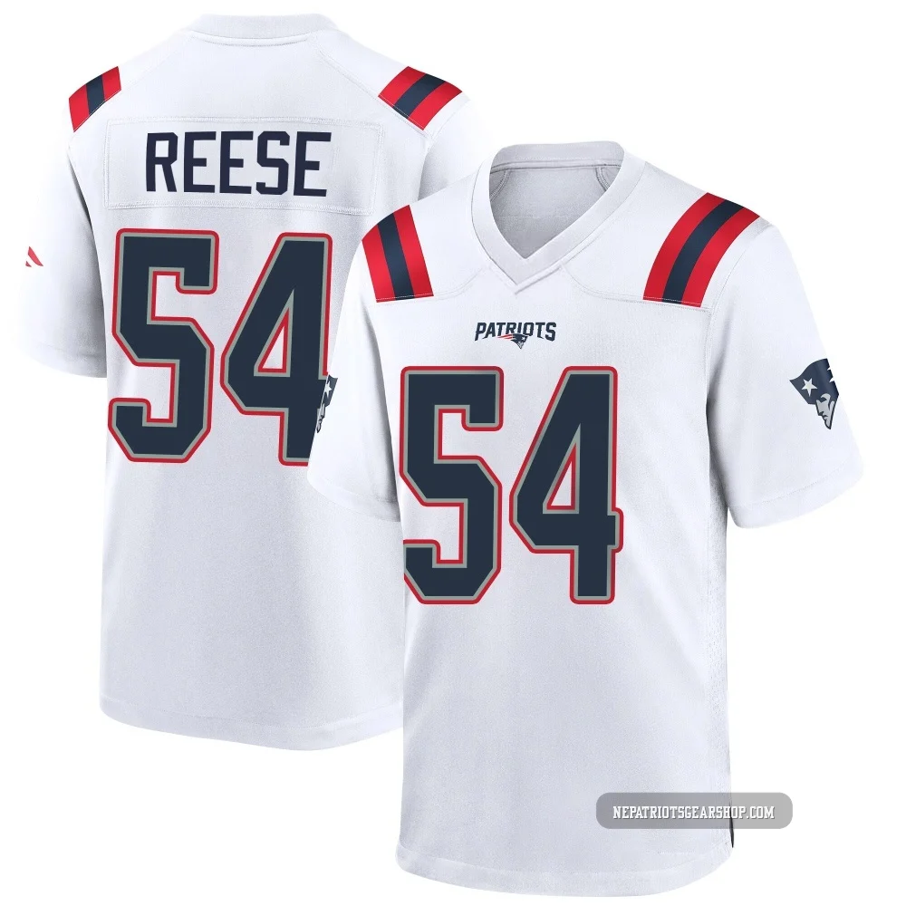 Otis Reese ＃54 New England Patriots Game Jersey - Men's White