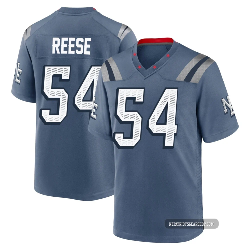 Otis Reese ＃54 New England Patriots Game Storm 2025 Rivalries Collection Jersey - Youth Blue