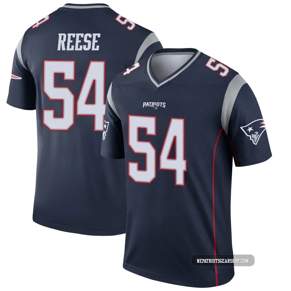 Otis Reese ＃54 New England Patriots Legend Jersey - Men's Navy