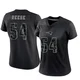 Otis Reese ＃54 New England Patriots Limited Reflective Jersey - Women's Black