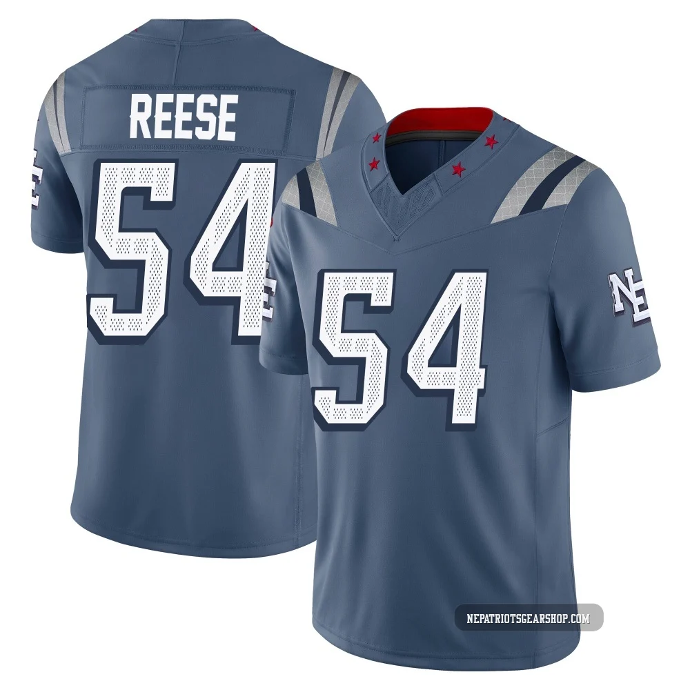 Otis Reese ＃54 New England Patriots Limited Storm 2025 Rivalries Collection Jersey - Men's Blue
