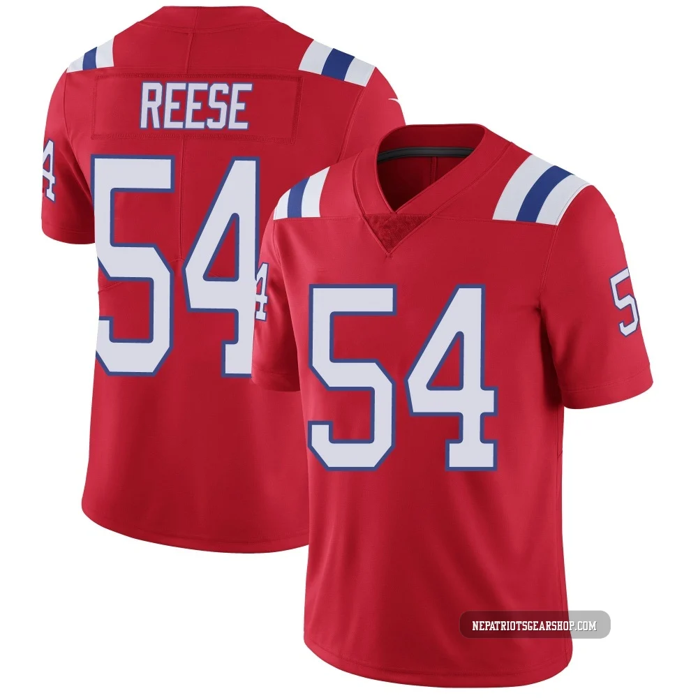 Otis Reese ＃54 New England Patriots Limited Vapor Untouchable Alternate Jersey - Men's Red
