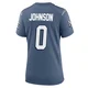 Patrick Johnson ＃0 New England Patriots Game Storm 2025 Rivalries Collection Jersey - Women's Blue