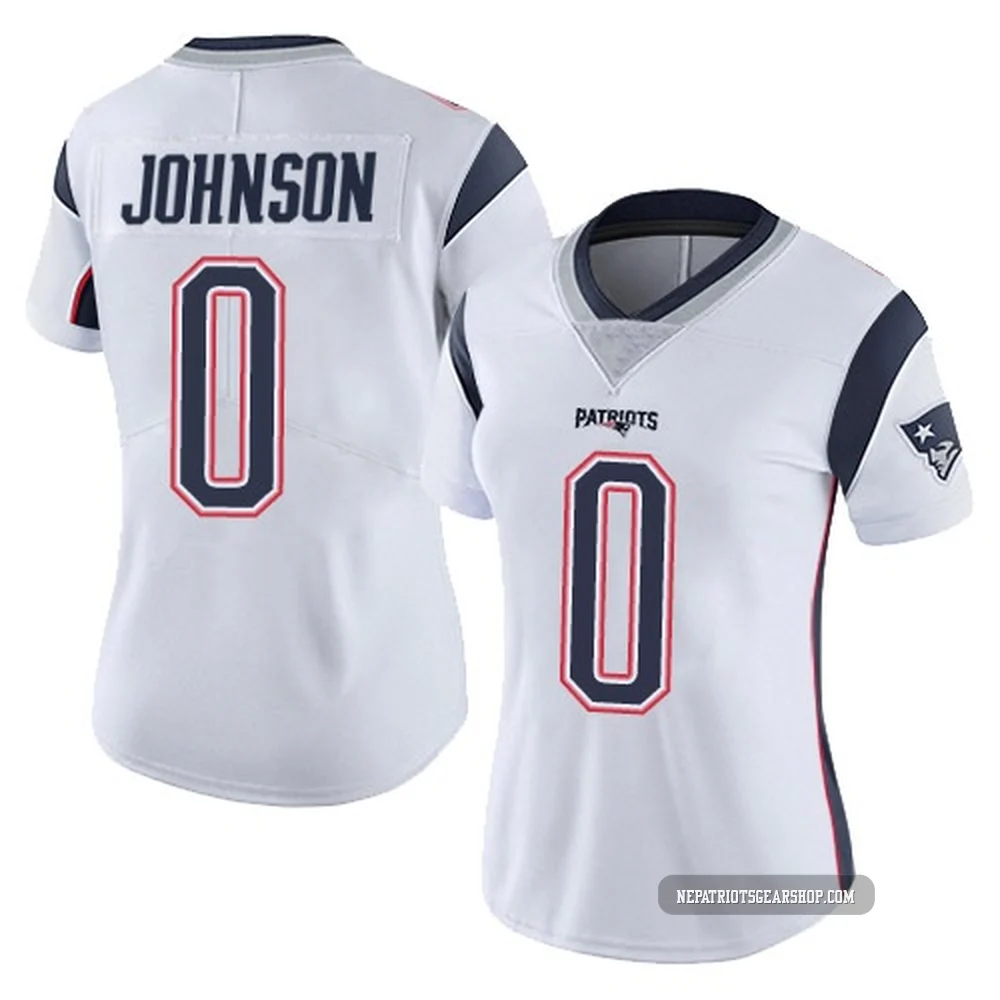 Patrick Johnson ＃0 New England Patriots Limited Vapor Untouchable Jersey - Women's White