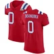 Peter Manuma ＃0 New England Patriots Elite Vapor Untouchable Alternate Super Bowl LX Patch Jersey - Men's Red