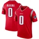 Peter Manuma ＃0 New England Patriots Legend Inverted Jersey - Youth Red